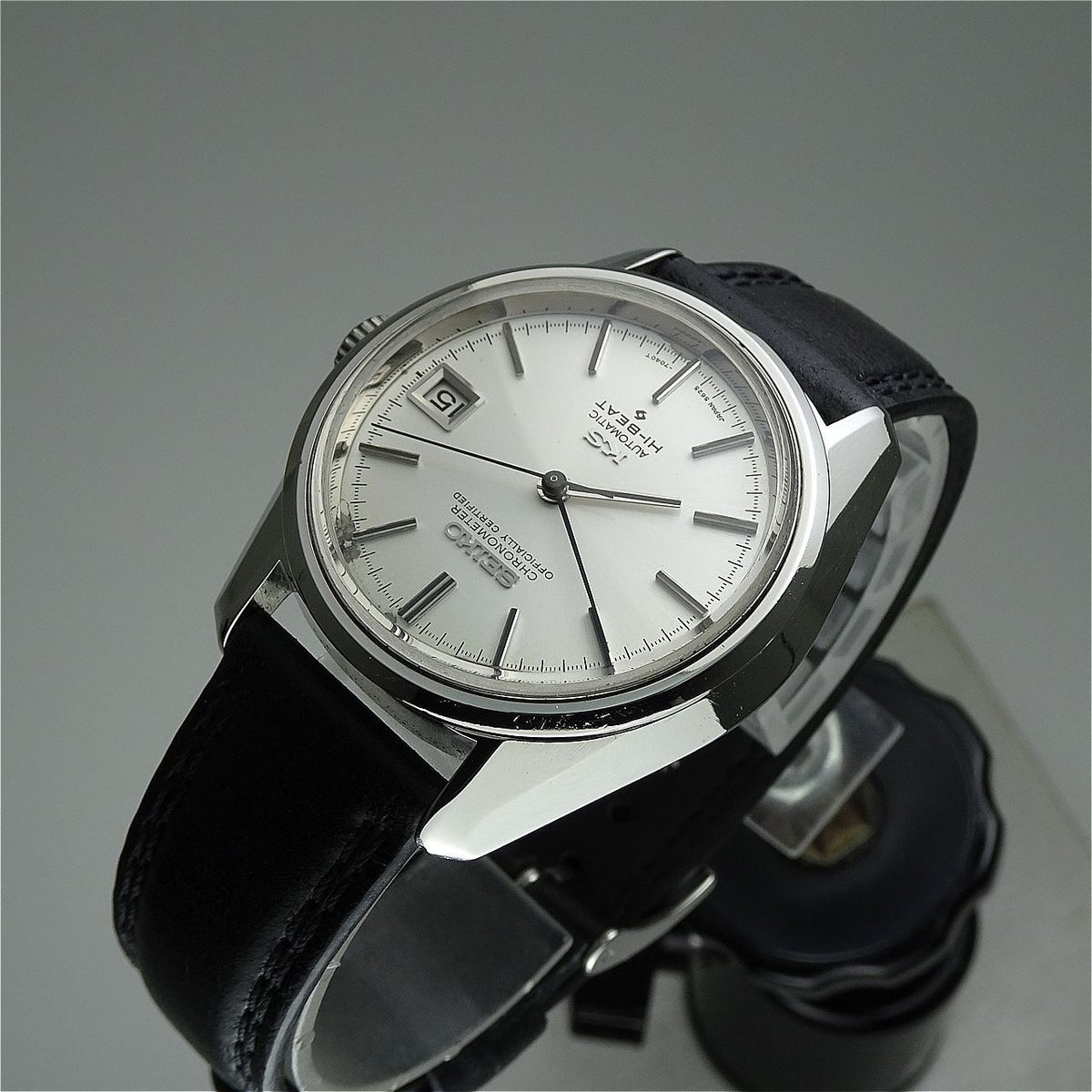 Vintage 1973 JAPAN KING SEIKO CHRONOMETER CALENDAR 5625-7041 25Jewels Automatic.
