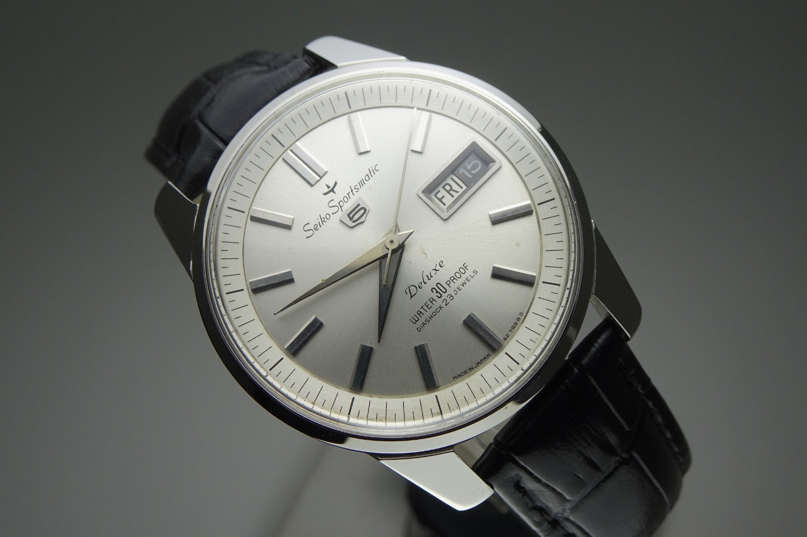 Vintage 1964 JAPAN SEIKO SPORTSMATIC5 DX 427990 23Jewels Automatic.