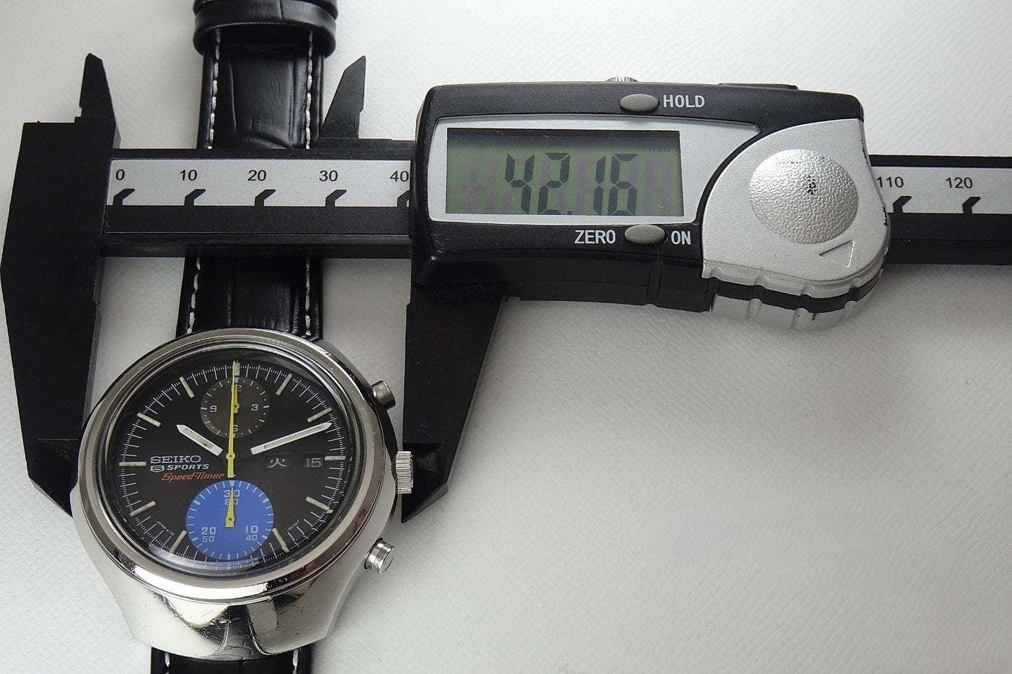 Serviced Vintage 1971 JAPAN SEIKO 5 SPORTS SPEED-TIMER 6138-0020 21J Automatic.