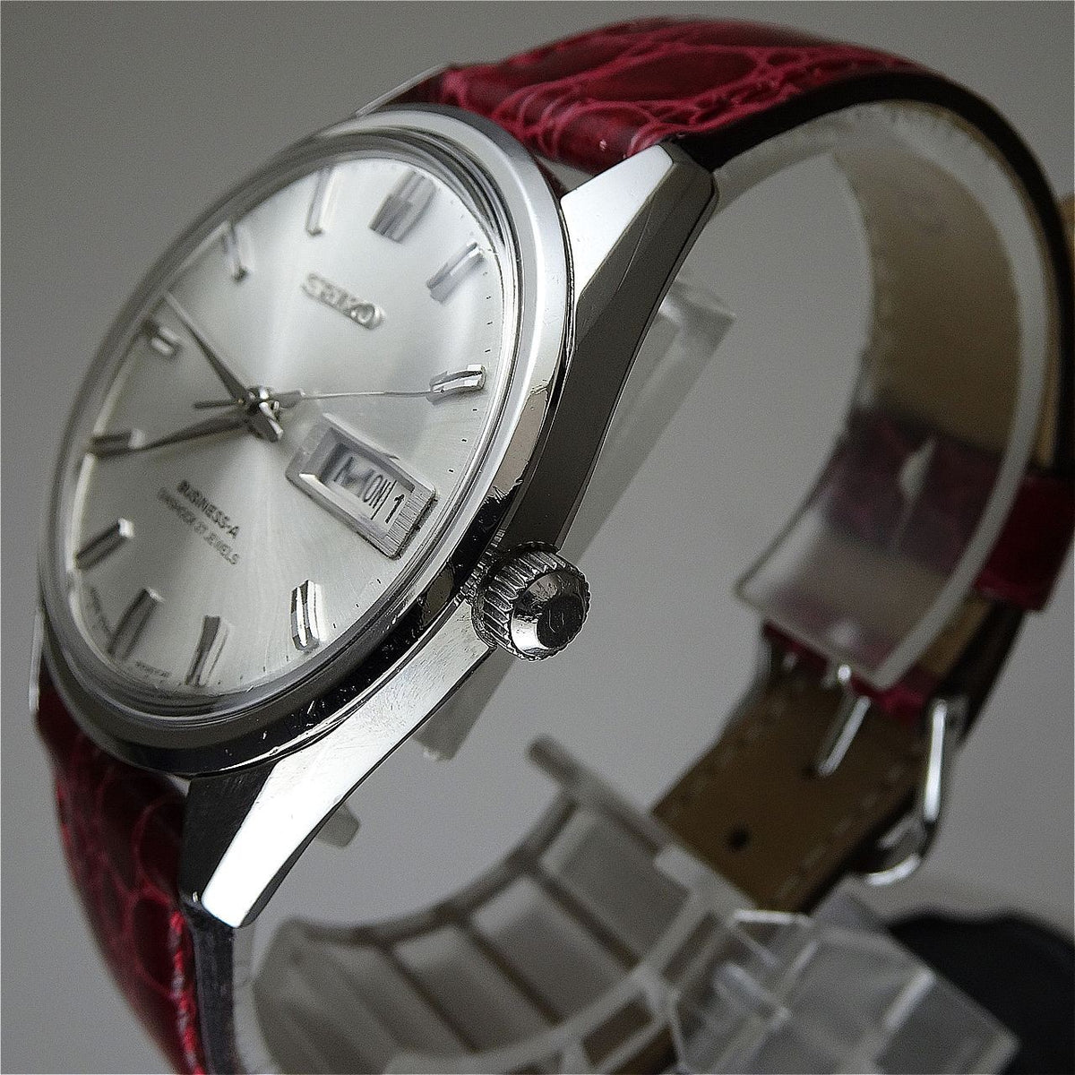 Serviced  Vintage 1967 JAPAN SEIKO BUSINESS-A  8306(46)-8020 27J Automatic.