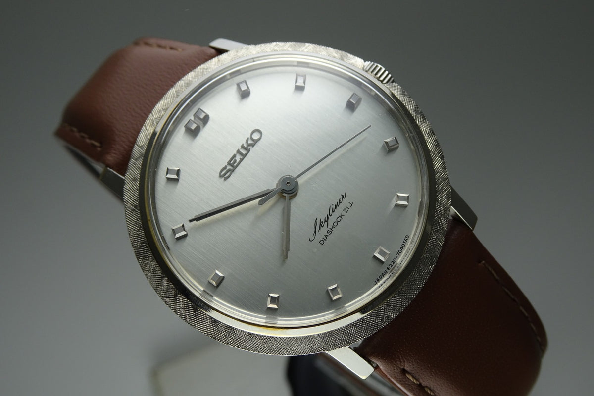 Vintage 1966 JAPAN SEIKO SKYLINER 6220-7020 21Jewels Hand-winding.