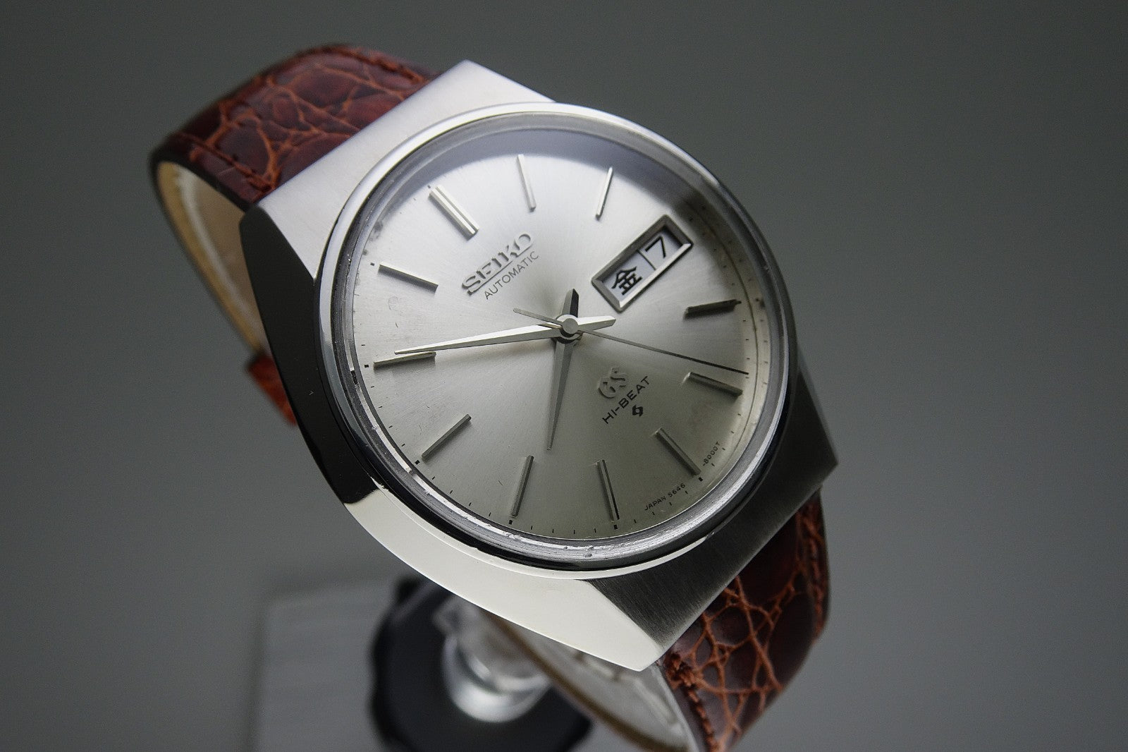 Vintage 1971 JAPAN GRAND SEIKO WEEKDATER 5646-8000 25Jewels Automatic.