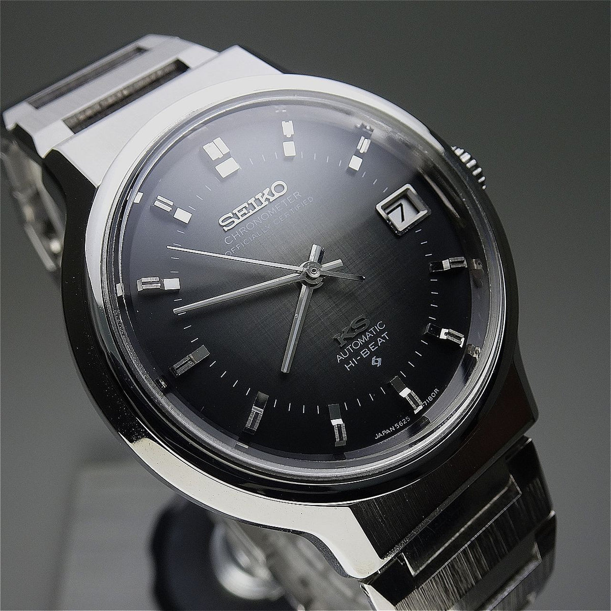 Vintage 1972 JAPAN KING SEIKO CHRONOMETER 5625-7170 25Jewels Automatic.
