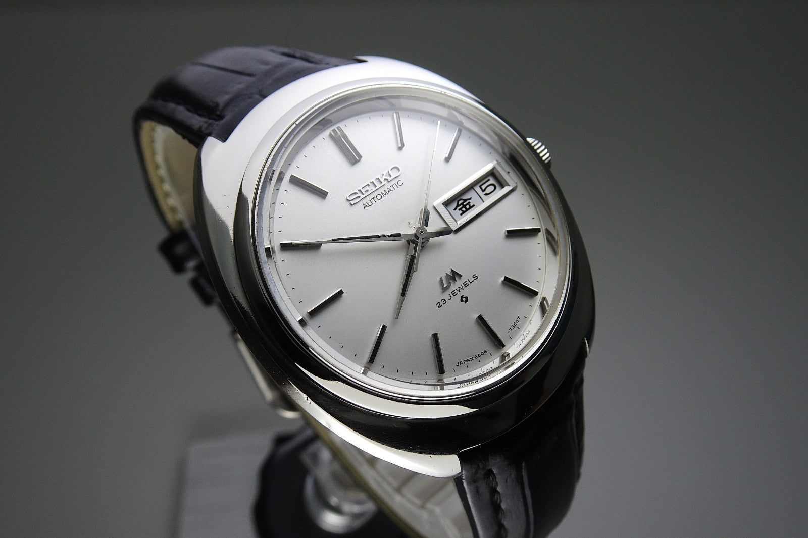 Vintage 1970 JAPAN SEIKO LORD MATIC WEEKDATER 5606-7160 23Jewels Automatic.