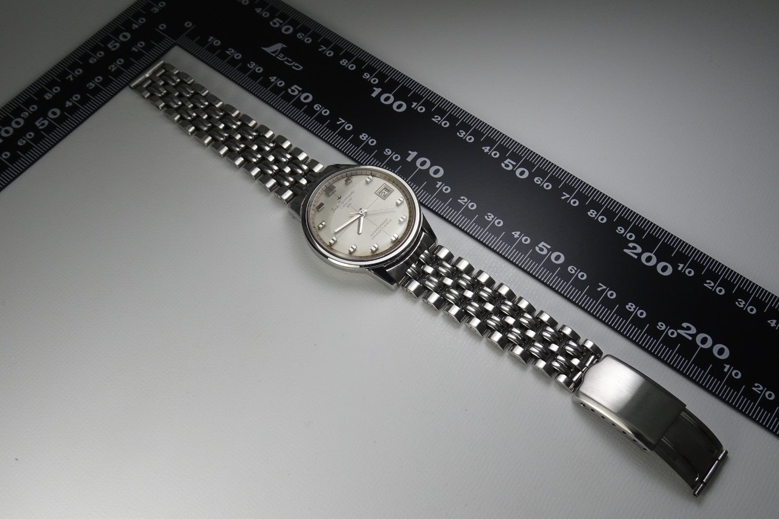 Vintage 1965 JAPAN SEIKO SPORTSMATIC CALENDAR 820 7625-8961 17Jewels Automatic.