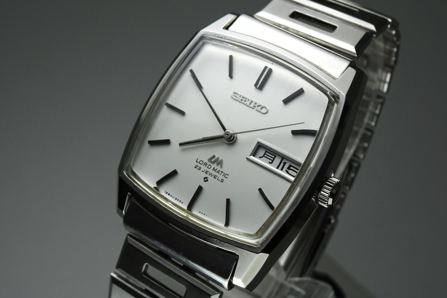 Vintage 1970 JAPAN SEIKO LORD MATIC WEEKDATER 5606-5000 23Jewels Automatic.