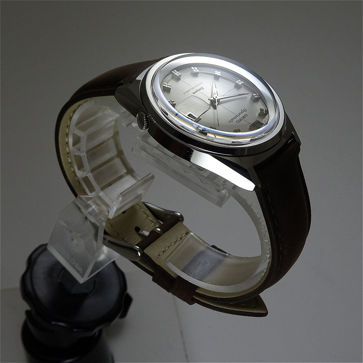Vintage 1966 JAPAN SEIKO SPORTSMATIC CALENDAR DELUXE 7605-8010 23Jewels Automati