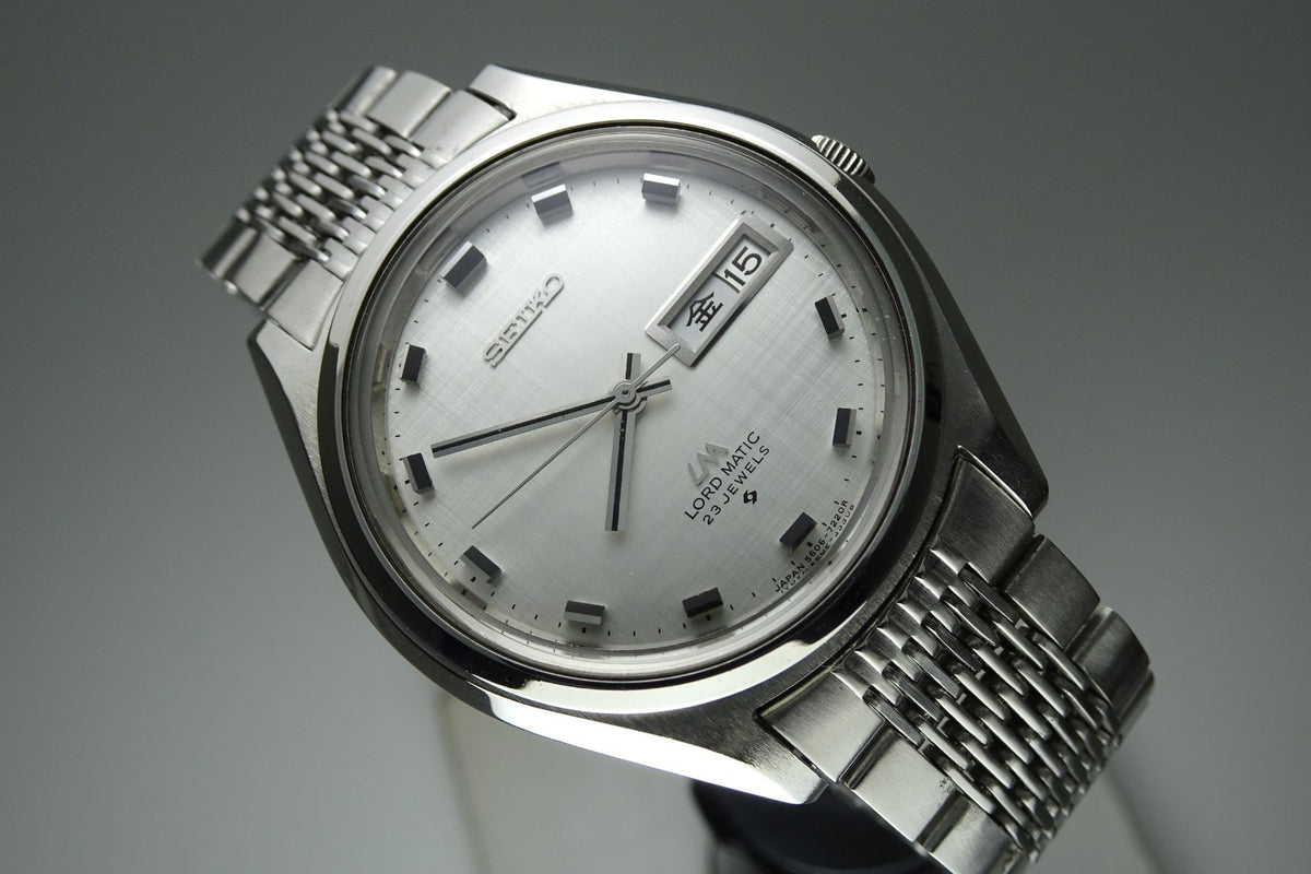 Vintage 1970 JAPAN SEIKO LORD MATIC WEEKDATER 5606-7070 23Jewels Automatic.