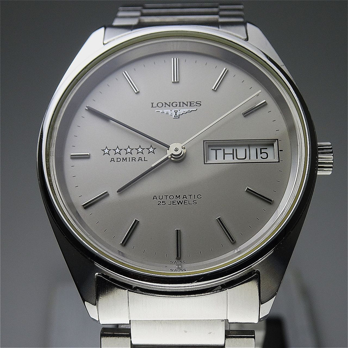 LONGINES ADMIRAL 5 STARS Cal.L636.5  25Jewels Automatic.