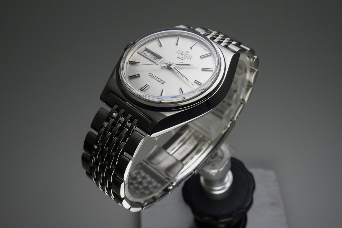 Vintage 1969 JAPAN SEIKO LORD MATIC WEEKDATER 5606-7010 25Jewels Automatic.