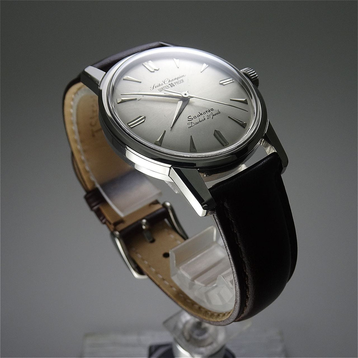 Vintage 1963 JAPAN SEIKO CHAMPION Seahorse J13046 23Jewels Hand-winding.