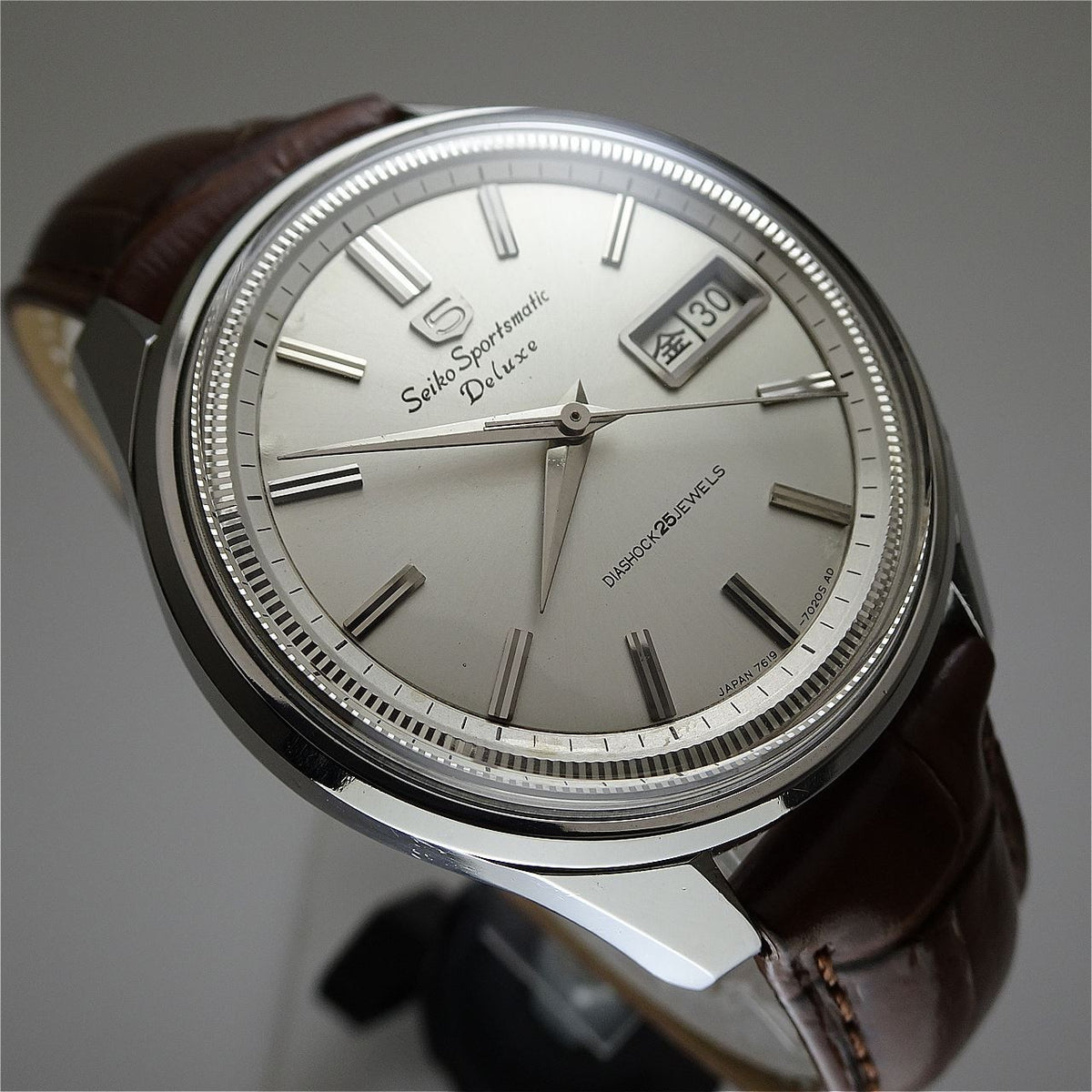 Vintage 1966 JAPAN SEIKO SPORTSMATIC5 DX 7619-7010 25Jewels Automatic.