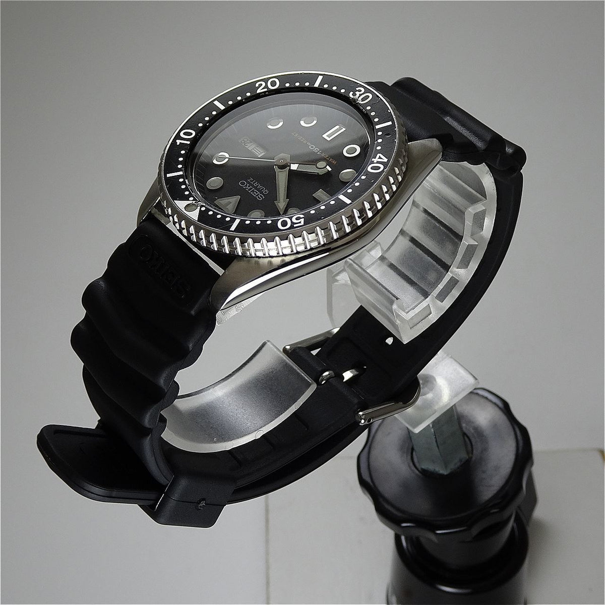 Vintage 1982 JAPAN SEIKO QUARTZ DIVER'S 150M 6458-6000 7Jewels Quartz.