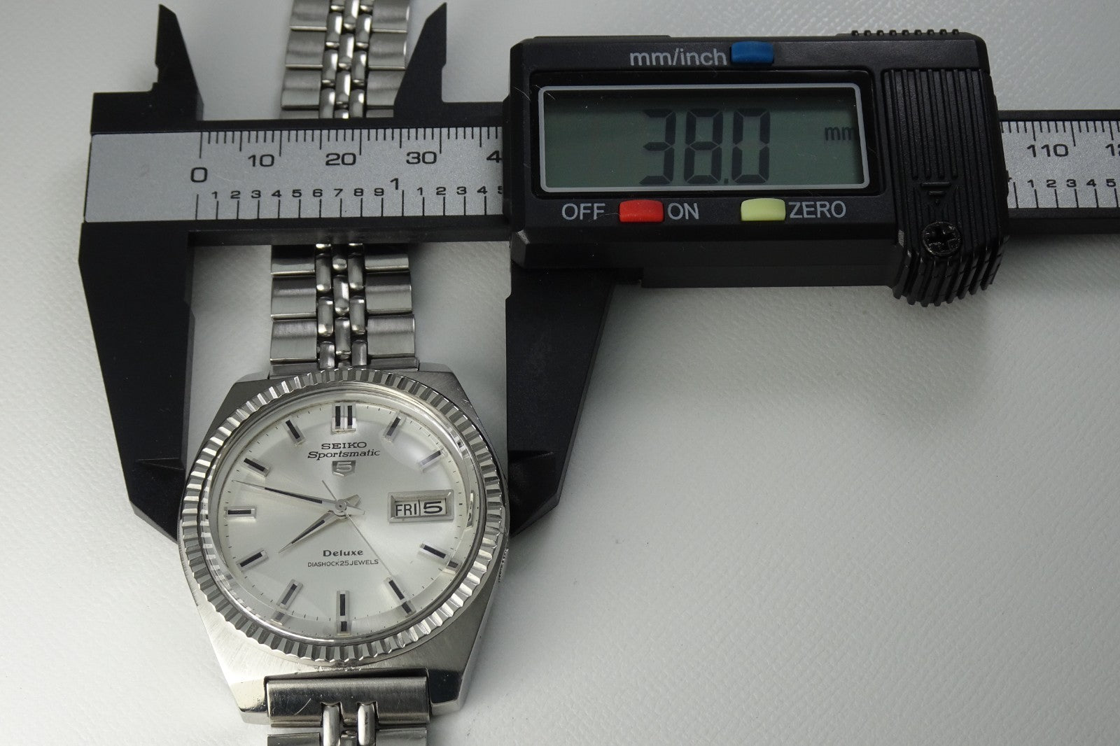 Serviced Vintage 1967 JAPAN SEIKO SPORTSMATIC5 DX 7619-9041 25Jewels Automatic.