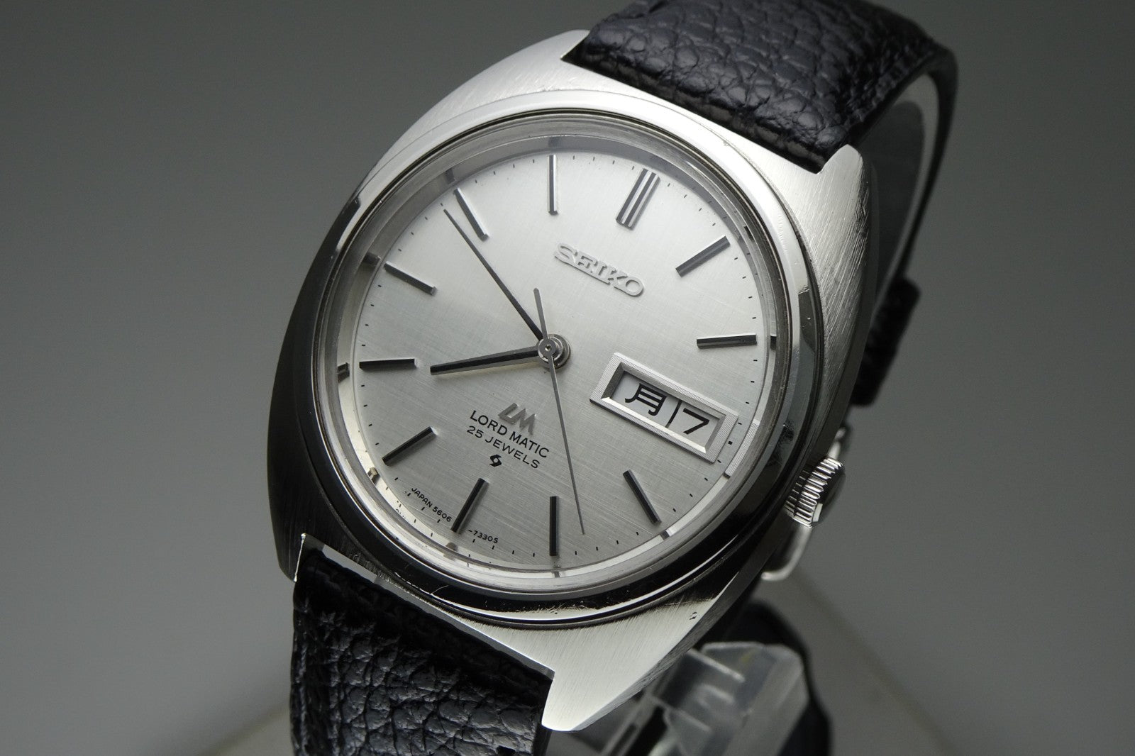 Serviced Vintage 1971 JAPAN SEIKO LORD MATIC WEEKDATER 5606-7140 25J Automatic.