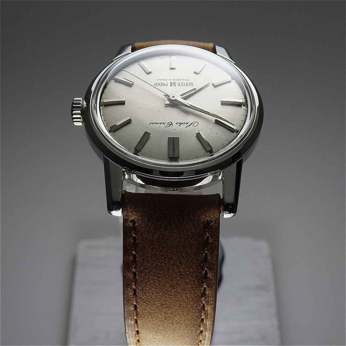 Vintage 1962 JAPAN SEIKO CRONOS J13046 21Jewels Hand-winding.