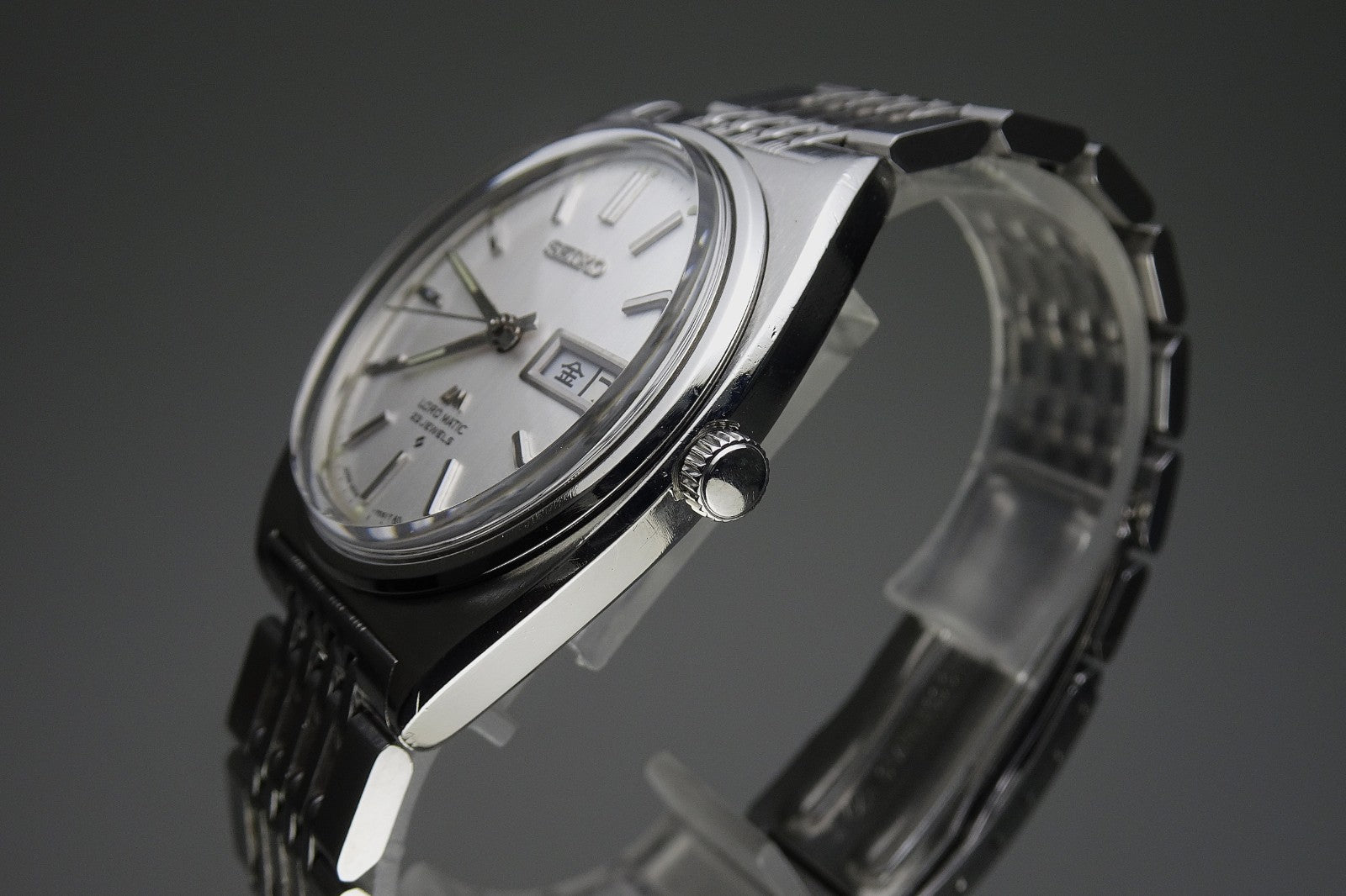 Serviced Vintage 1969 JAPAN SEIKO LORD MATIC WEEKDATER 5606-7050 23J Automatic.