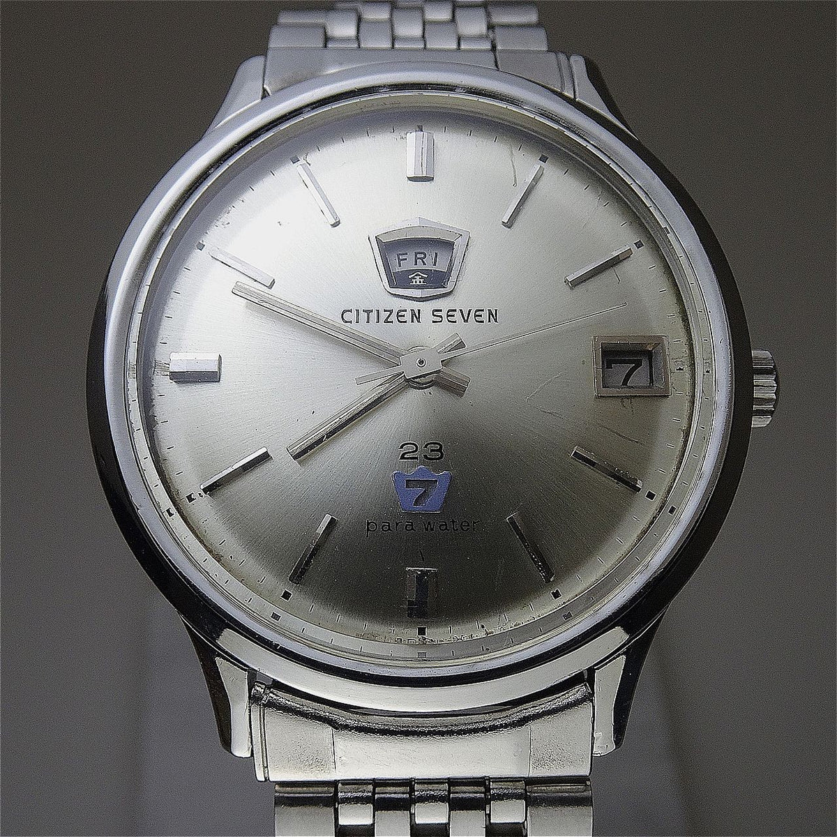 Serviced Vintage 1960’s CITIZEN SEVEN SEOS81301-T 23Jewels Hand-winding.