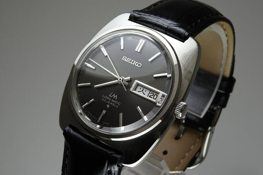 Vintage 1970 JAPAN SEIKO LORD MATIC WEEKDATER 5606-7130 23Jewels Automatic.