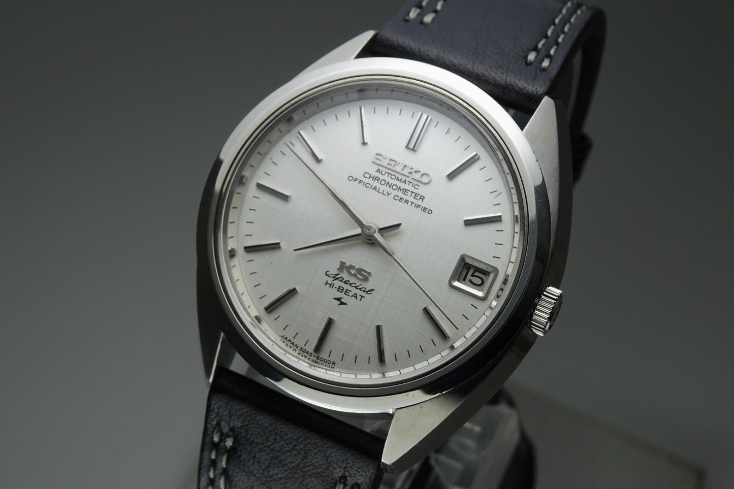 Vintage 1971 JAPAN KING SEIKO CHRONOMETER SPECIAL 5245-6000 25Jewels Automatic.