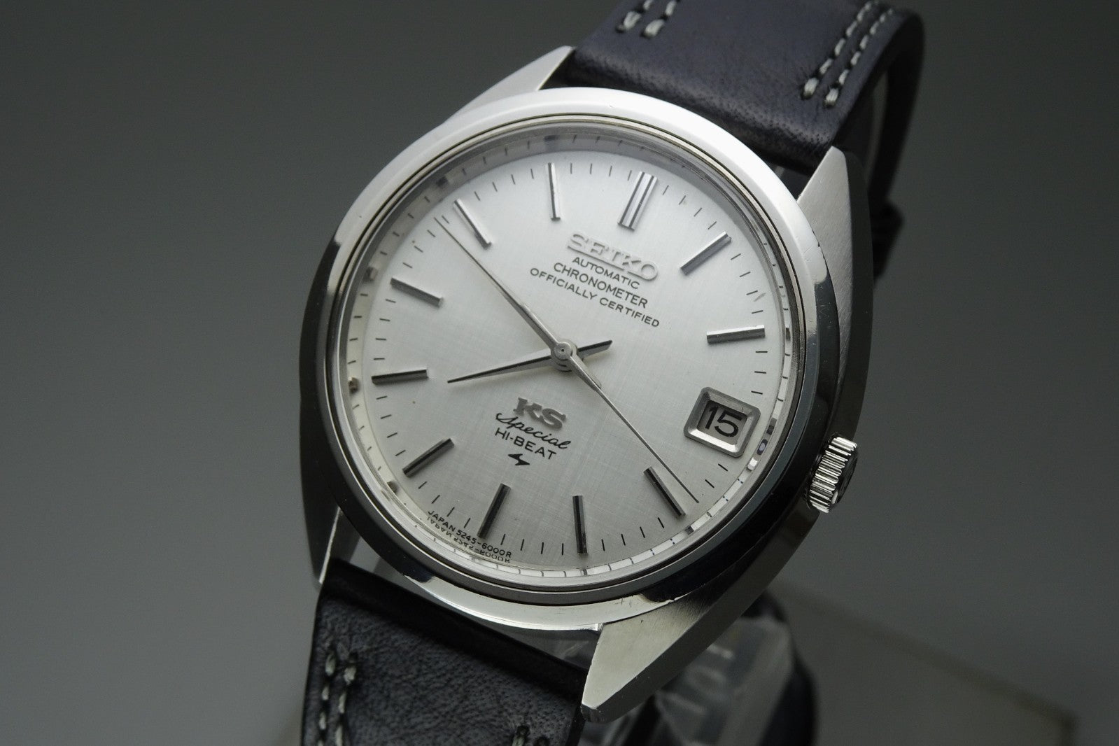 Vintage 1971 JAPAN KING SEIKO CHRONOMETER SPECIAL 5245-6000 25Jewels Automatic.