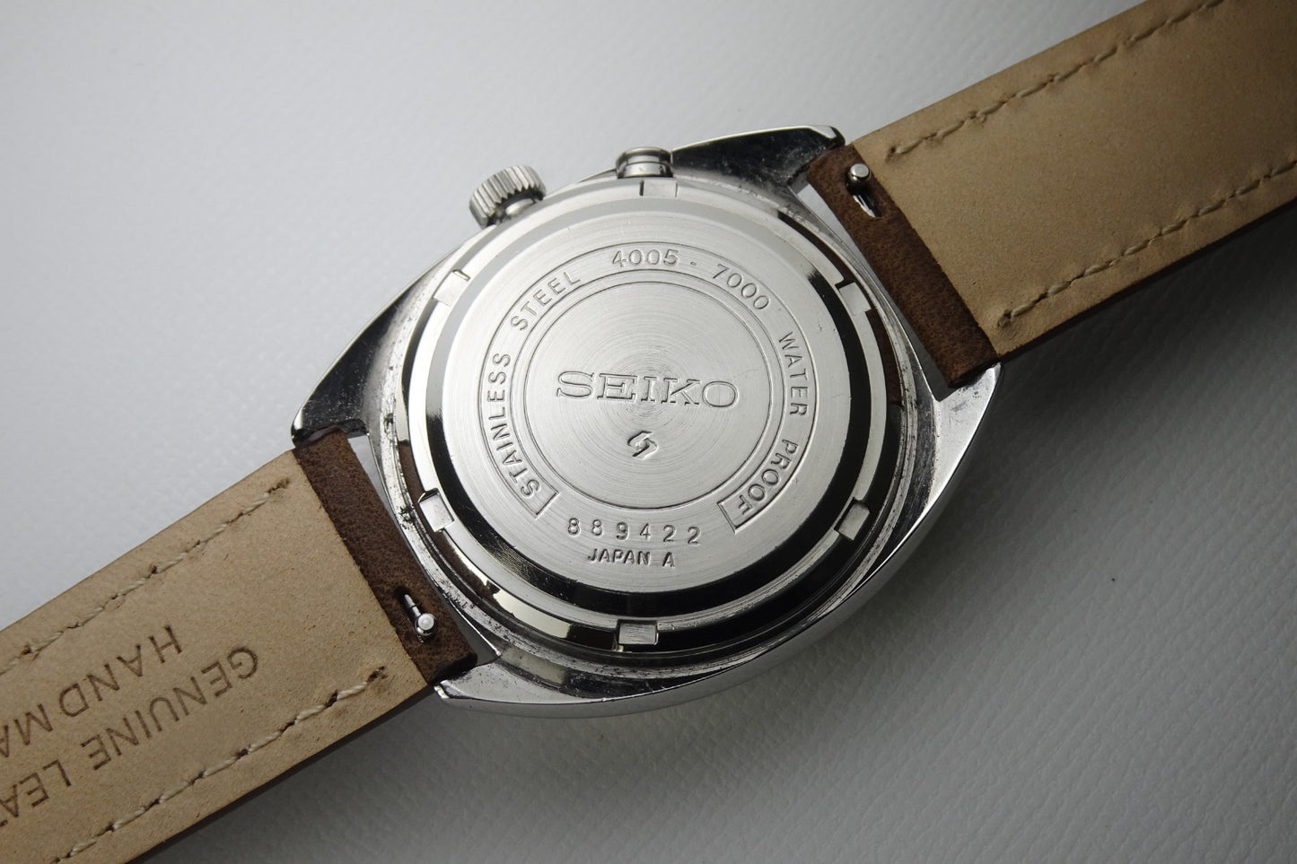 Vintage 1968 JAPAN SEIKO SEIKO BELL-MATIC CALENDAR 4005-7000 27Jewels Automatic.