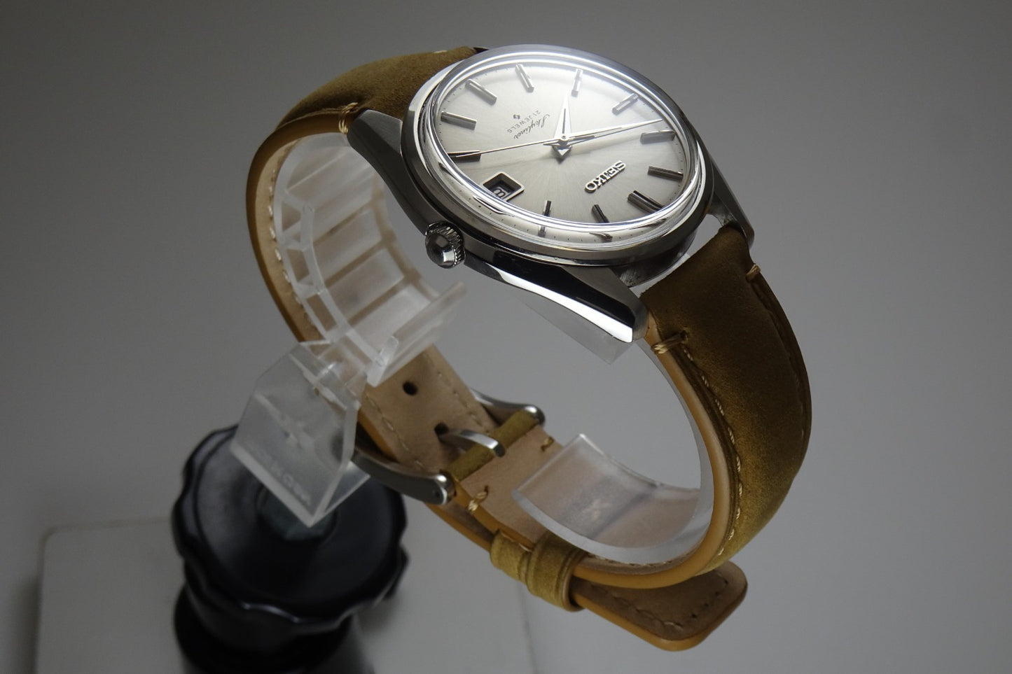 Vintage 1971 JAPAN SEIKO SKYLINER CALENDAR 6102-8000 21Jewels Hand-winding.