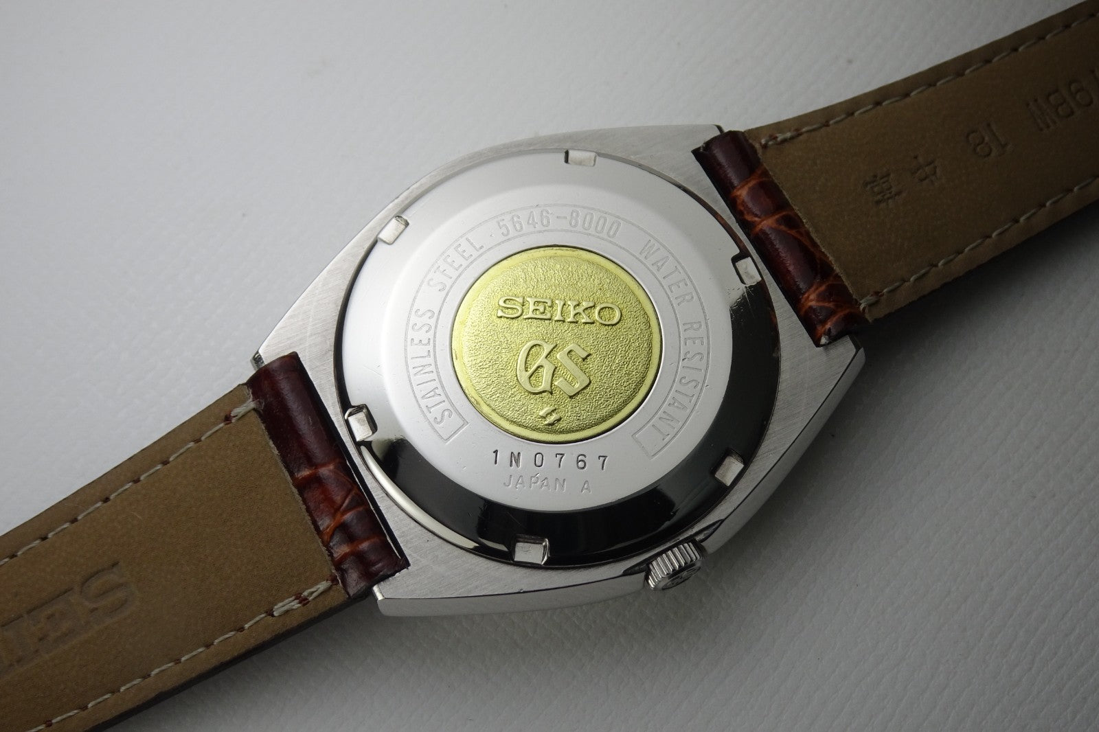 Vintage 1971 JAPAN GRAND SEIKO WEEKDATER 5646-8000 25Jewels Automatic.