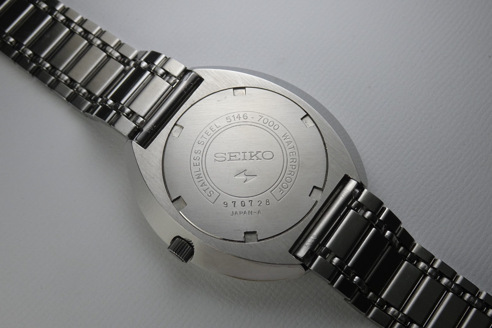 Vintage 1969 JAPAN SEIKO 51 PRESMATIC WEEKDATER 5146-7000 27Jewels Automatic.