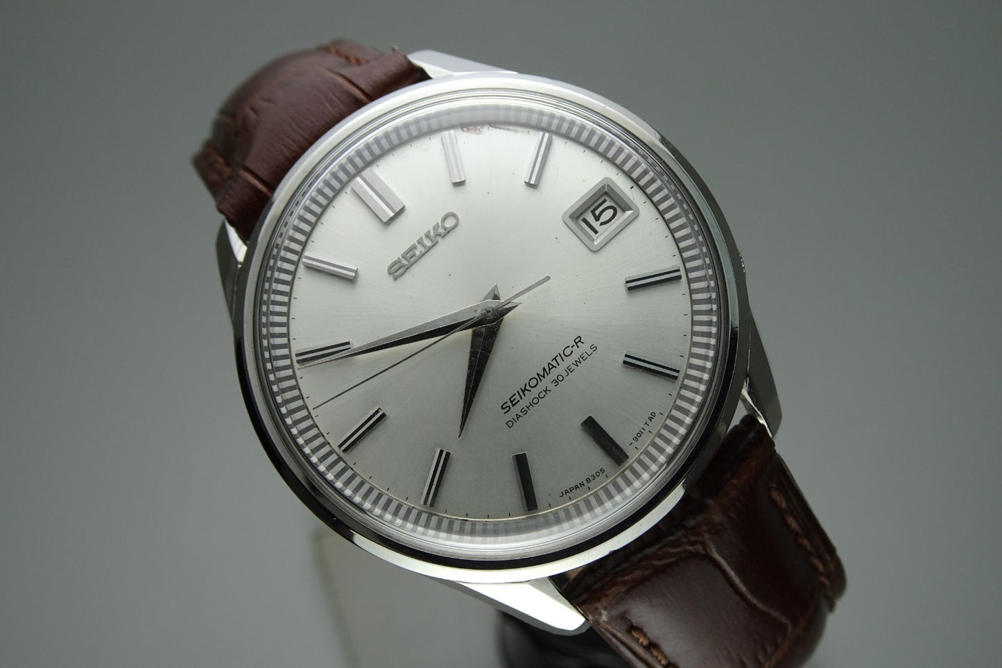 Serviced Vintage 1965 JAPAN SEIKO SEIKOMATIC-R 8305-9010 30Jewels Automatic.