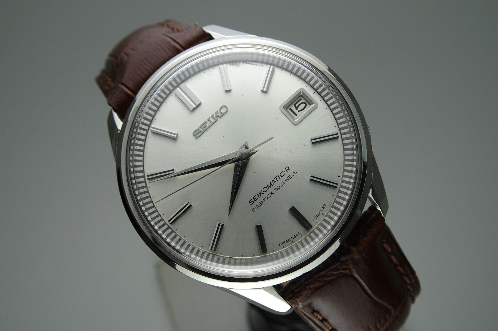 Serviced Vintage 1965 JAPAN SEIKO SEIKOMATIC-R 8305-9010 30Jewels Automatic.