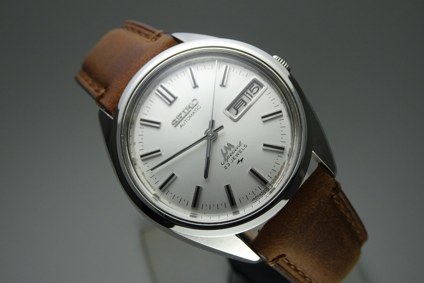 Serviced  Vintage 1970 JAPAN SEIKO LORD MATIC SP  5206-6020 23J Automatic.
