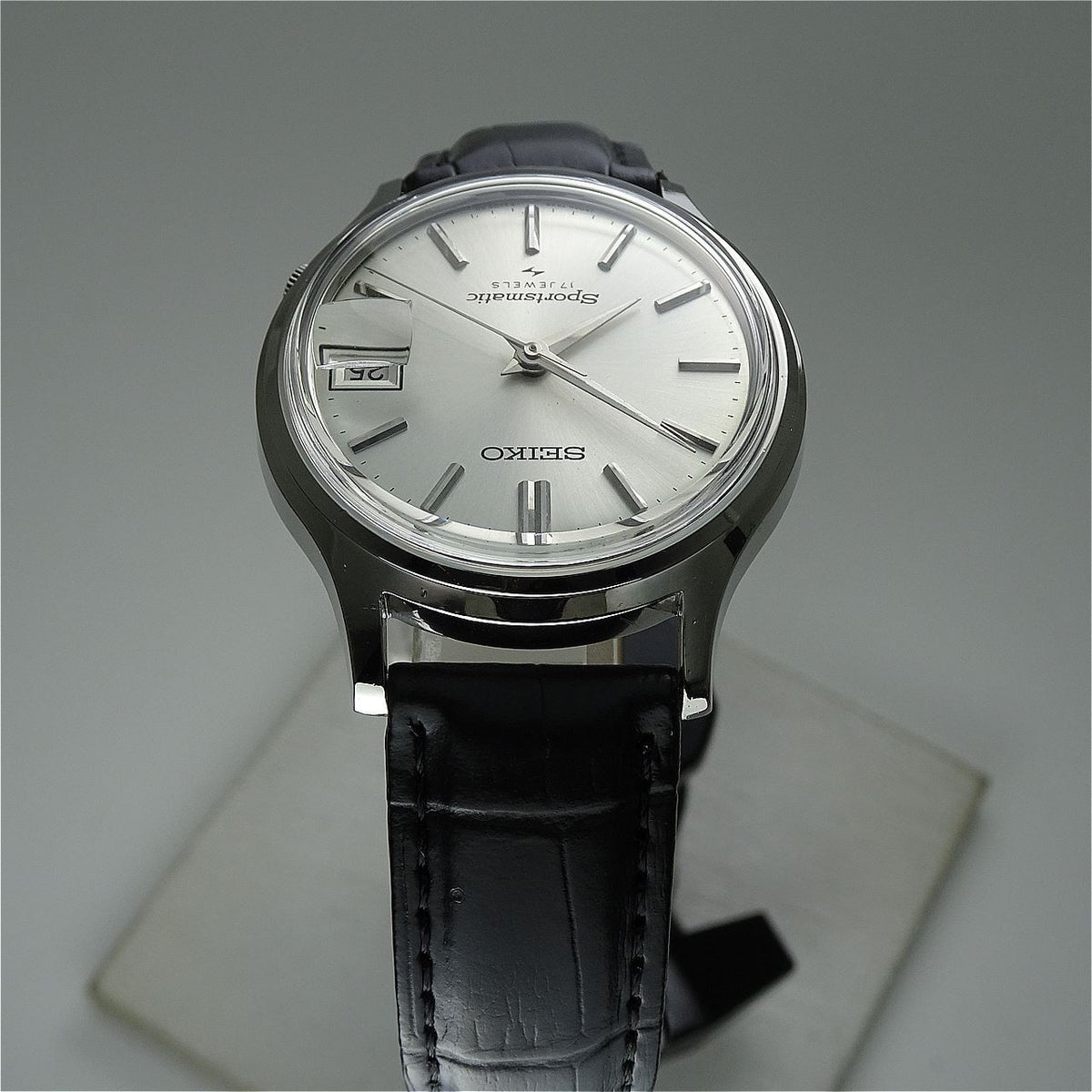 Vintage 1968 JAPAN SEIKO SPORTSMATIC CALENDAR 7625-8293 17Jewels Automatic.