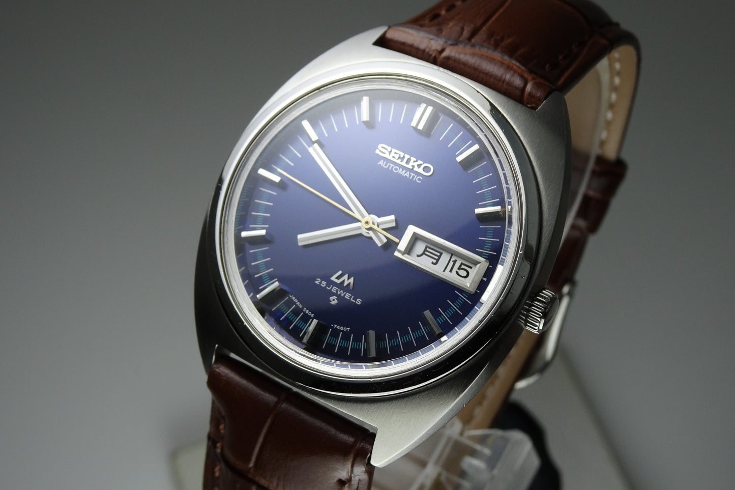 Vintage 1971 JAPAN SEIKO LORD MATIC WEEKDATER 5606-7140 25Jewels Automatic.
