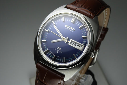 Vintage 1971 JAPAN SEIKO LORD MATIC WEEKDATER 5606-7140 25Jewels Automatic.