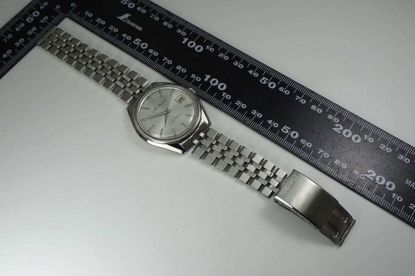 Serviced Vintage 1966 JAPAN SEIKO SKYLINER CALENDAR 6222-8000 21J Hand-winding.