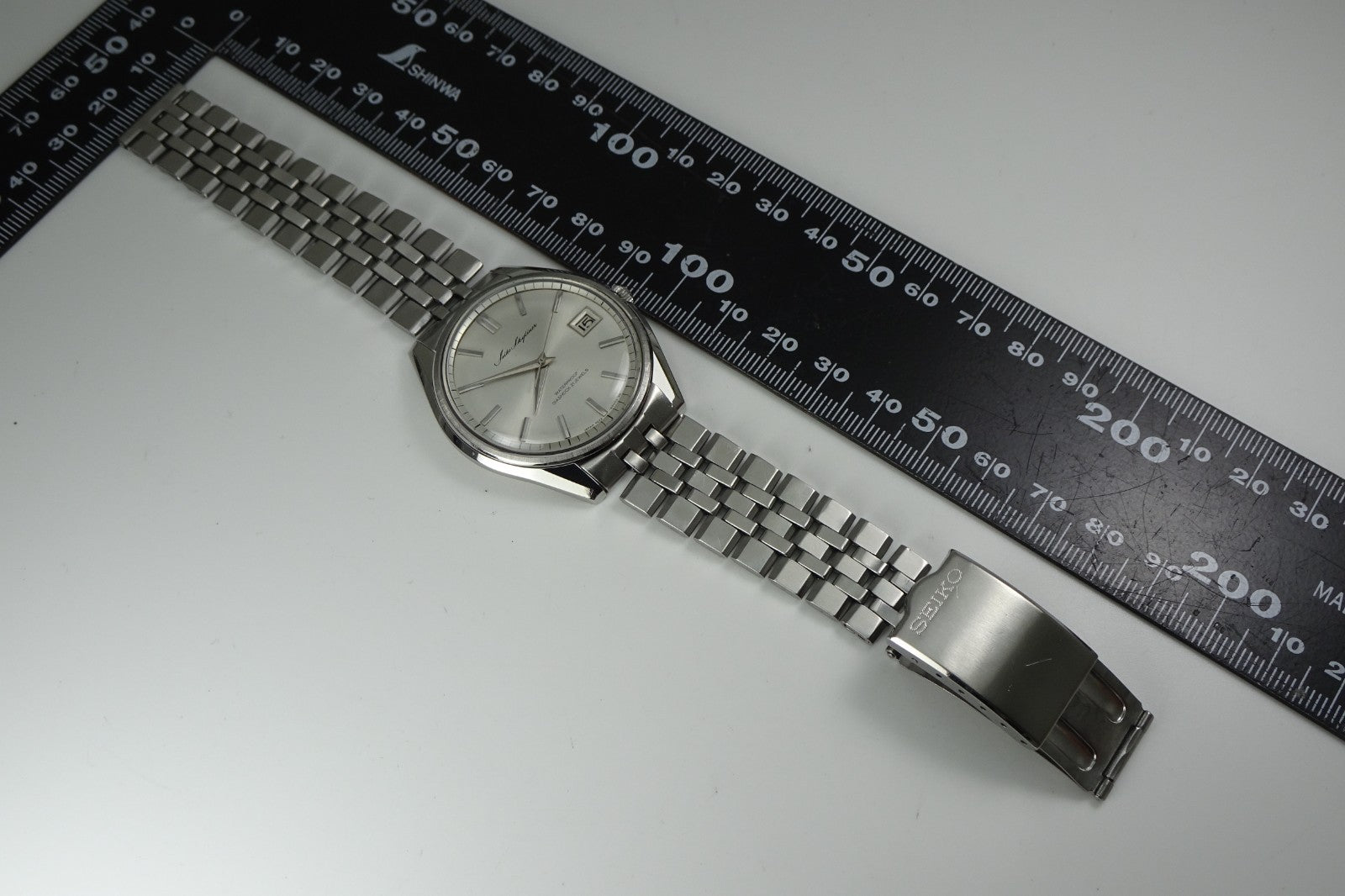 Serviced Vintage 1966 JAPAN SEIKO SKYLINER CALENDAR 6222-8000 21J Hand-winding.