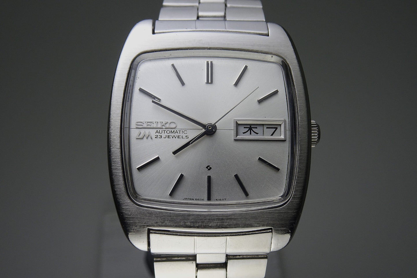 Vintage 1971 JAPAN SEIKO LORD MATIC WEEKDATER 5606-5040 23Jewels Automatic.