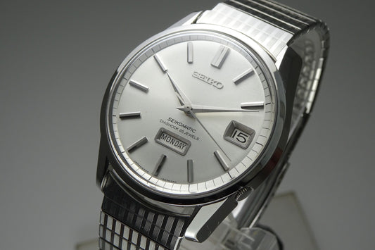 Serviced Vintage 1965 JAPAN SEIKO SEIKOMATIC WEEKDATER 6206-8040 26J Automatic.