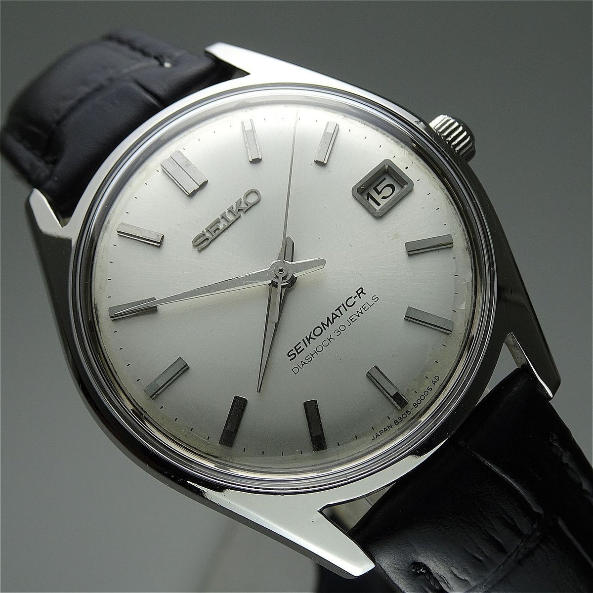 Vintage 1966 JAPAN SEIKO SEIKOMATIC-R 8305-8010 30Jewels Automatic.