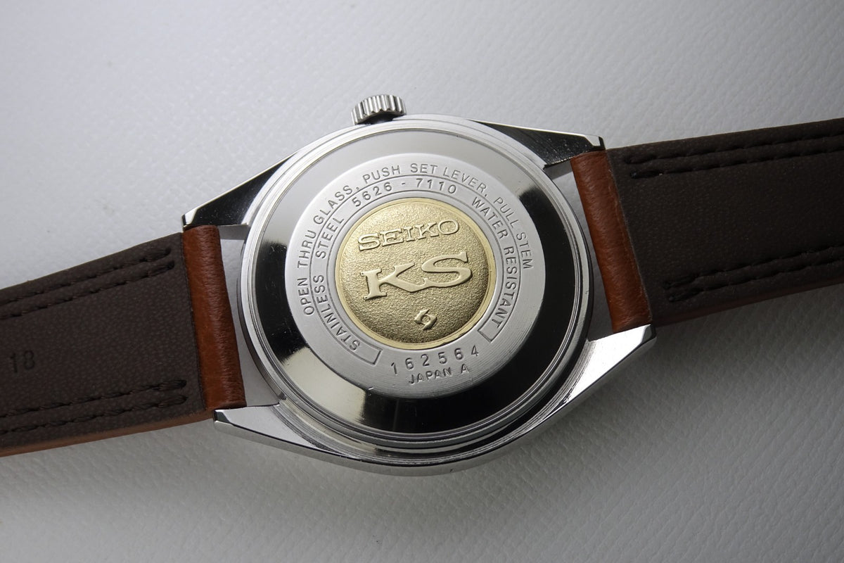 Vintage 1971 JAPAN KING SEIKO WEEKDATER 5626-7110 25Jewels Automatic.