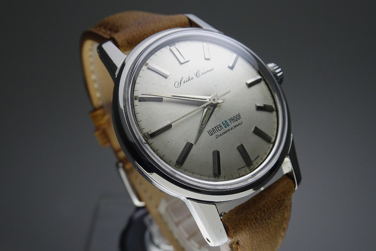 Vintage 1962 JAPAN SEIKO CRONOS J13046 21Jewels Hand-winding.