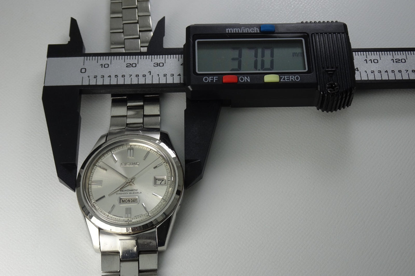 Serviced Vintage 1966 JAPAN SEIKO SEIKOMATIC WEEKDATER 6206-8100 26J Automatic.