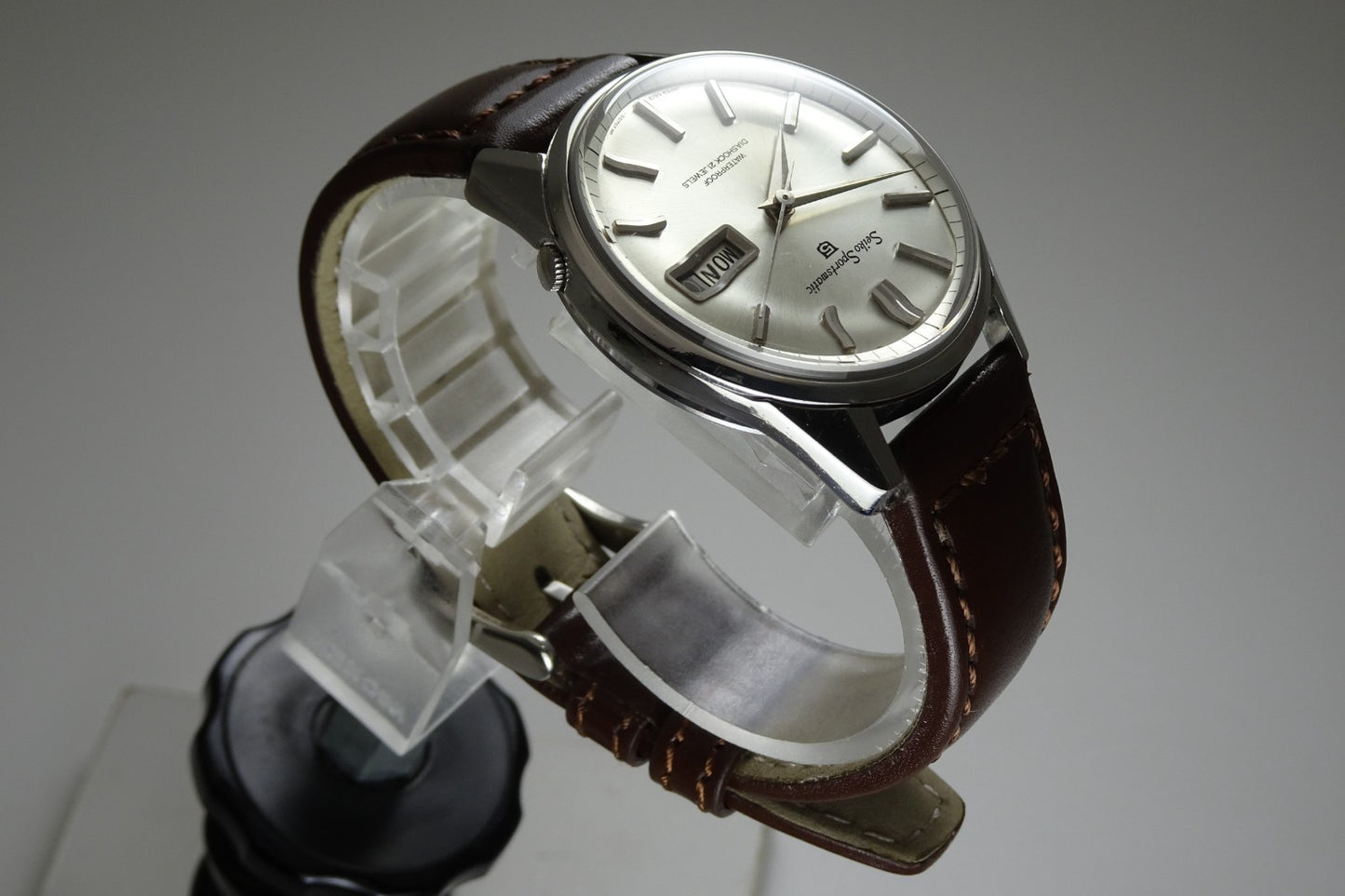 Vintage 1965 JAPAN SEIKO SPORTSMATIC5 6619-8050 21Jewels Automatic.