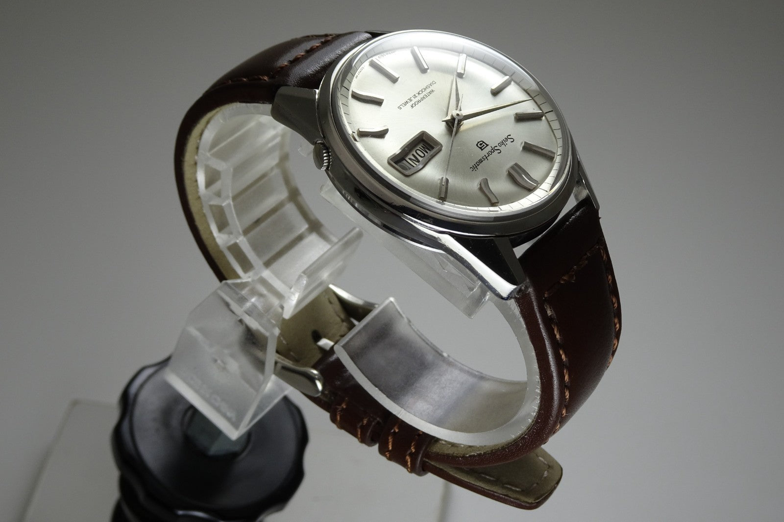 Vintage 1965 JAPAN SEIKO SPORTSMATIC5 6619-8050 21Jewels Automatic.