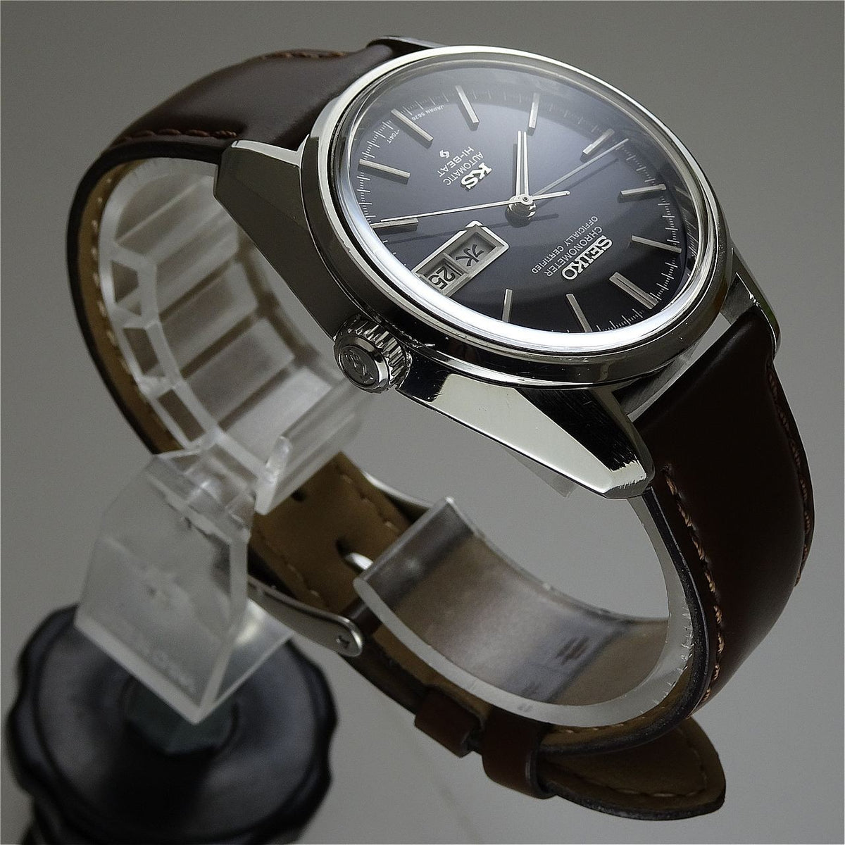 Vintage 1974 JAPAN KING SEIKO CHRONOMETER WEEKDATER 5626-7041 25J Automatic.