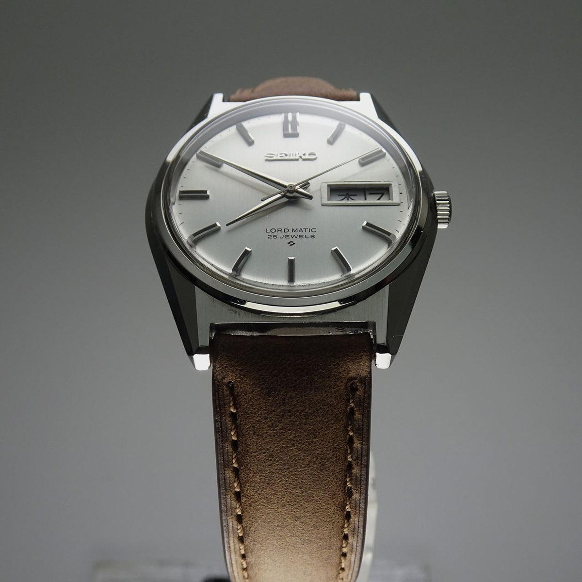 Vintage 1968 JAPAN SEIKO LORD MATIC WEEKDATER 5606-7020 25Jewels Automatic.