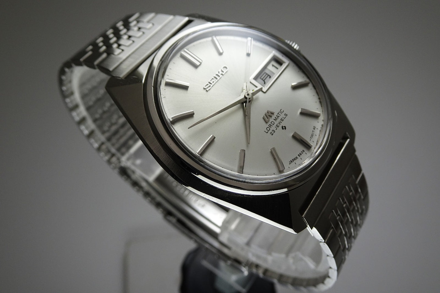 Vintage 1969 JAPAN SEIKO LORD MATIC WEEKDATER 5606-7000 23Jewels Automatic.