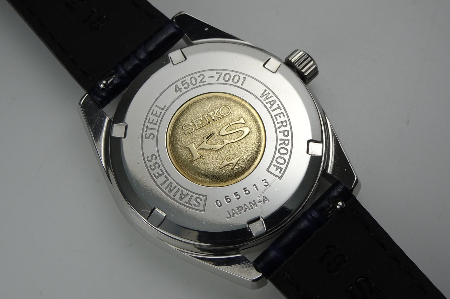 Vintage 1970 JAPAN 45 KING SEIKO CALENDAR 4502-7001 25Jewels Hand-winding.