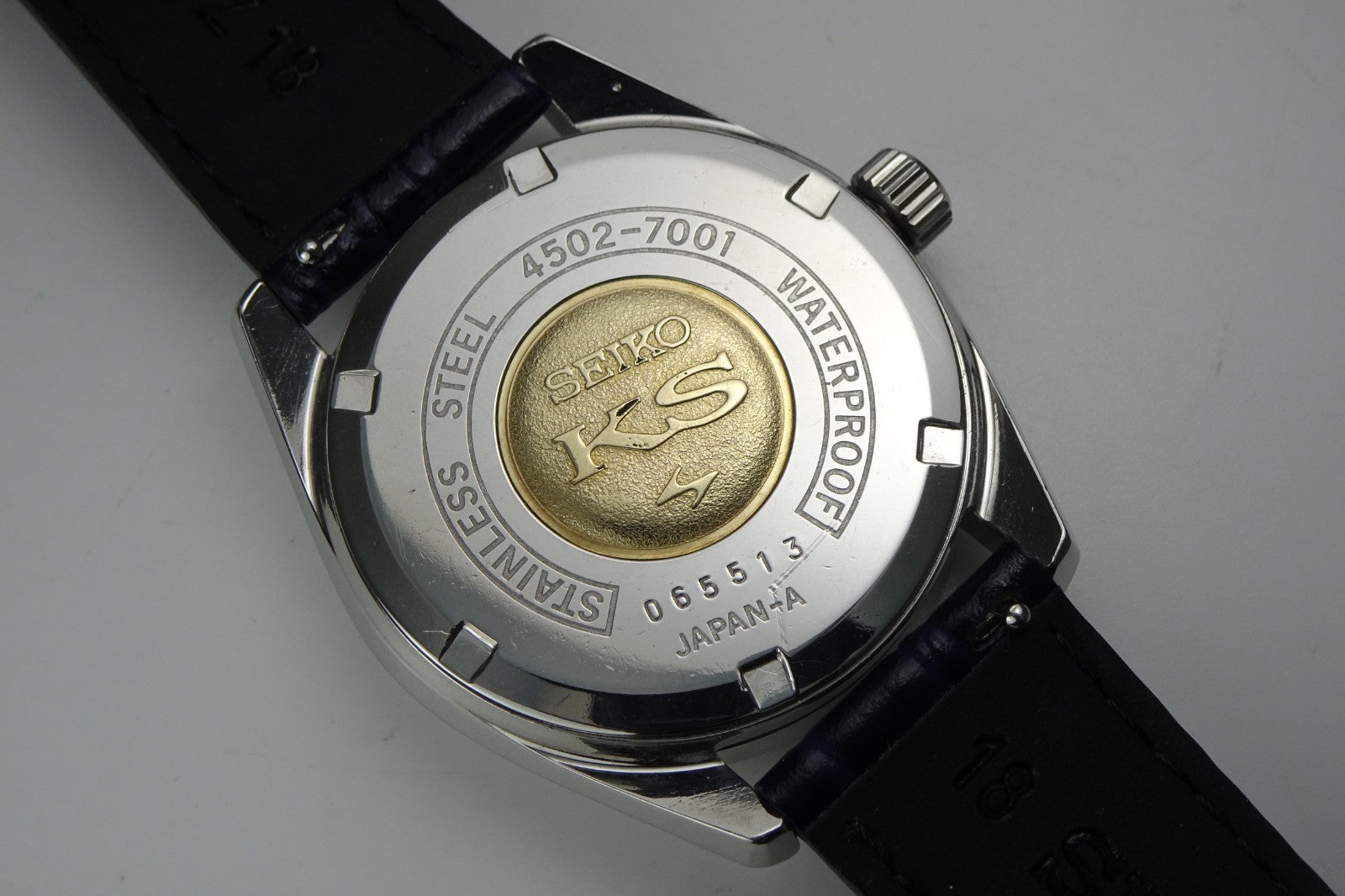 Vintage 1970 JAPAN 45 KING SEIKO CALENDAR 4502-7001 25Jewels Hand-winding.